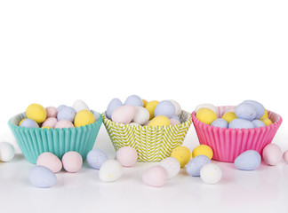 Easter Candy in cup cake wrappers