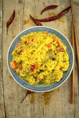 riz au curry et lait de coco