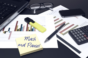 Notiz - Mach mal Pause!