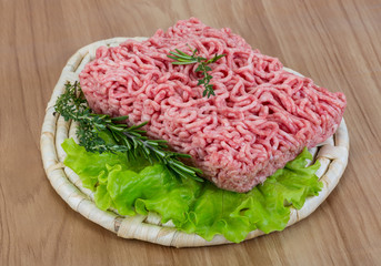 Raw minced meat