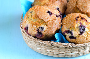 Muffins with black currants