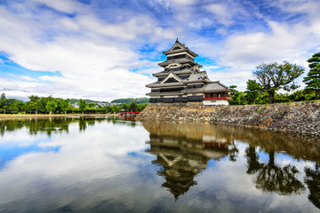 Fototapeta na wymiar Mastumoto Castle in Matsumoto, Japan.