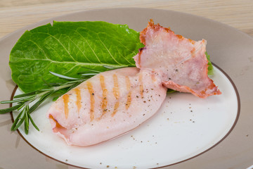 Grilled squid