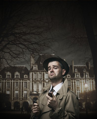 Funny vintage investigator