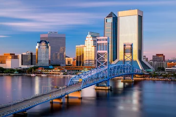 Selbstklebende Fototapeten Jacksonville, Florida Cityscape © SeanPavonePhoto