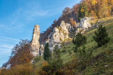 Spitzer Stein im Lautertal bei Reutlingen