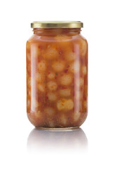 Glass Jar of Pickled Spicy Onions