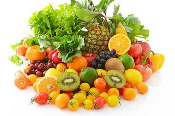 新鮮な野菜と果物