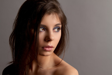 Naklejka premium portrait of a girl.