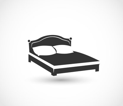 recommend clip art: Bed icon vector