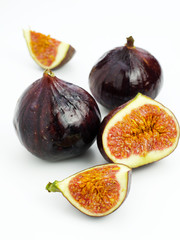 Figs, isolated on white