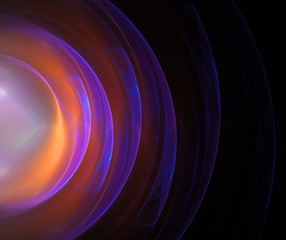 Abstract fractal background