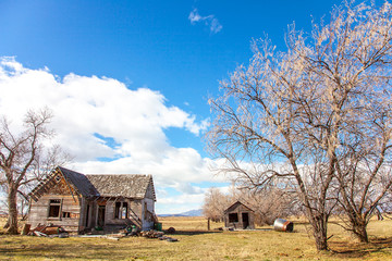 Fototapeta na wymiar Verlassene Farm in Utah
