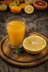 Fresh citrus juices