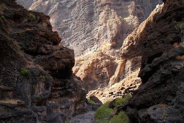 mountain landscapes of gorges maska