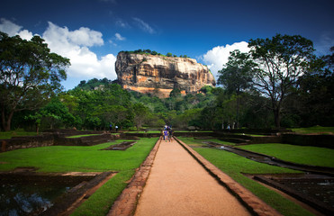 Sigiriya Lion Rock Fortress in Sri Lanka