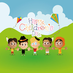 Obraz na płótnie Canvas children's day