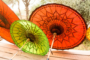 Birmania umbrellas