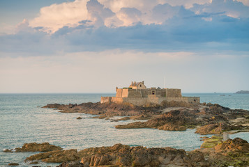 Medieval architecture of Saint Malo - France