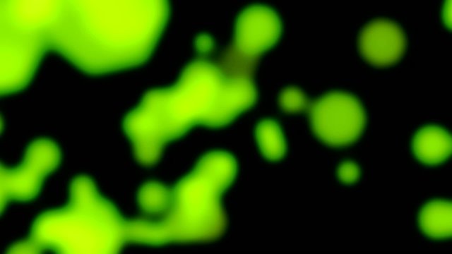 Green Abstract Spark Paint Lava Goo Defocused Slow Motion Backgr