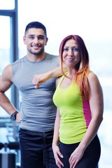couple at the gym