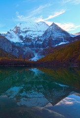 The Xiannairi&nbsp;Holy&nbsp;Mountain and Zhuoma&nbsp;La&nbsp;Lake