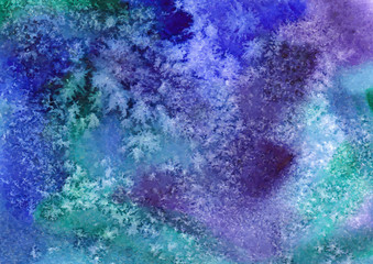 Vector watercolor background. Abstract art hand paint.