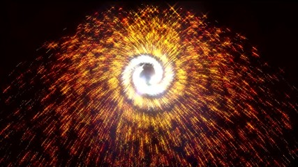 Fireworks pinwheel Catherine wheel