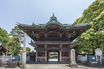日本の寺　葛飾　柴又　帝釈天　無人 Japanese temple sibamata taisyakuten Temple