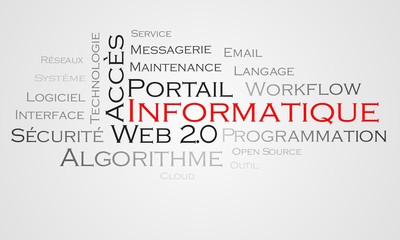nuage de mots informatique