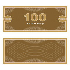 Play money. One Hundred