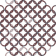 Patterned lace mesh
