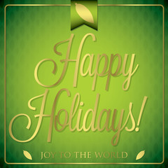 Typographic Christmas card in vector format.