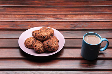 cup of coffee and the phone on the table