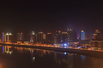 Obraz premium modern city at night