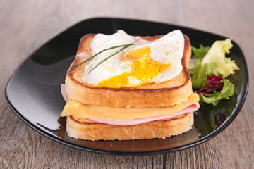 sandwich and egg