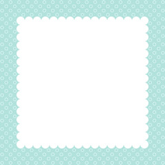 Blue reeting card for a holiday.