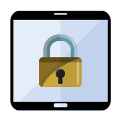 Icono smartphone seguridad