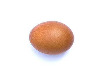 Egg isolated on white