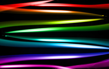 Colorful curve abstract.