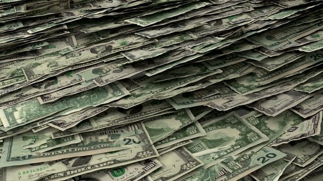 Money Piles Stacks of Dollars Financial US Currency Tax Seamless