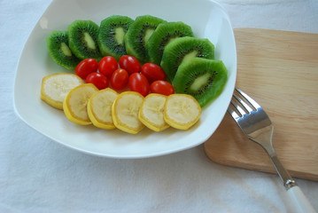 colorful of fruits