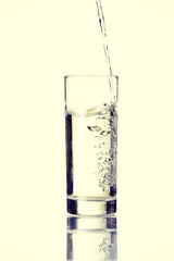 Glass of water.