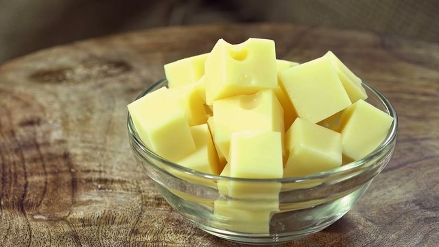 Portion of Emmental (seamless loopable 4K UHD footage)