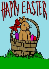 Happy Easter bunny