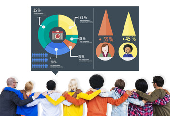 Analysis Analytic Marketing Sharing Graph Diagram Concept