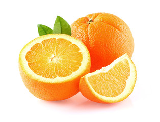 Orange fruit in closeup
