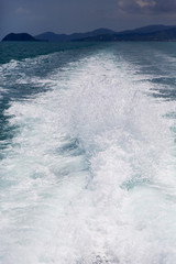 Fototapeta premium myanmar kho bay isle froth foam