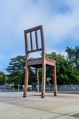 Broken Chair In Geneva