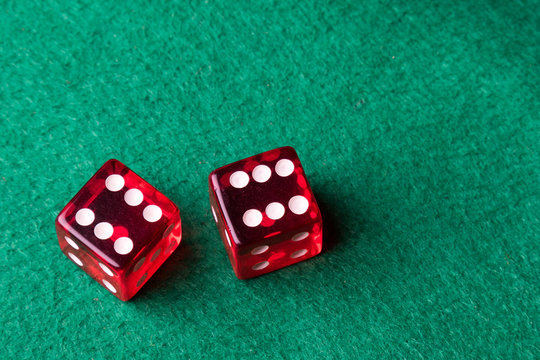 Red casino dices